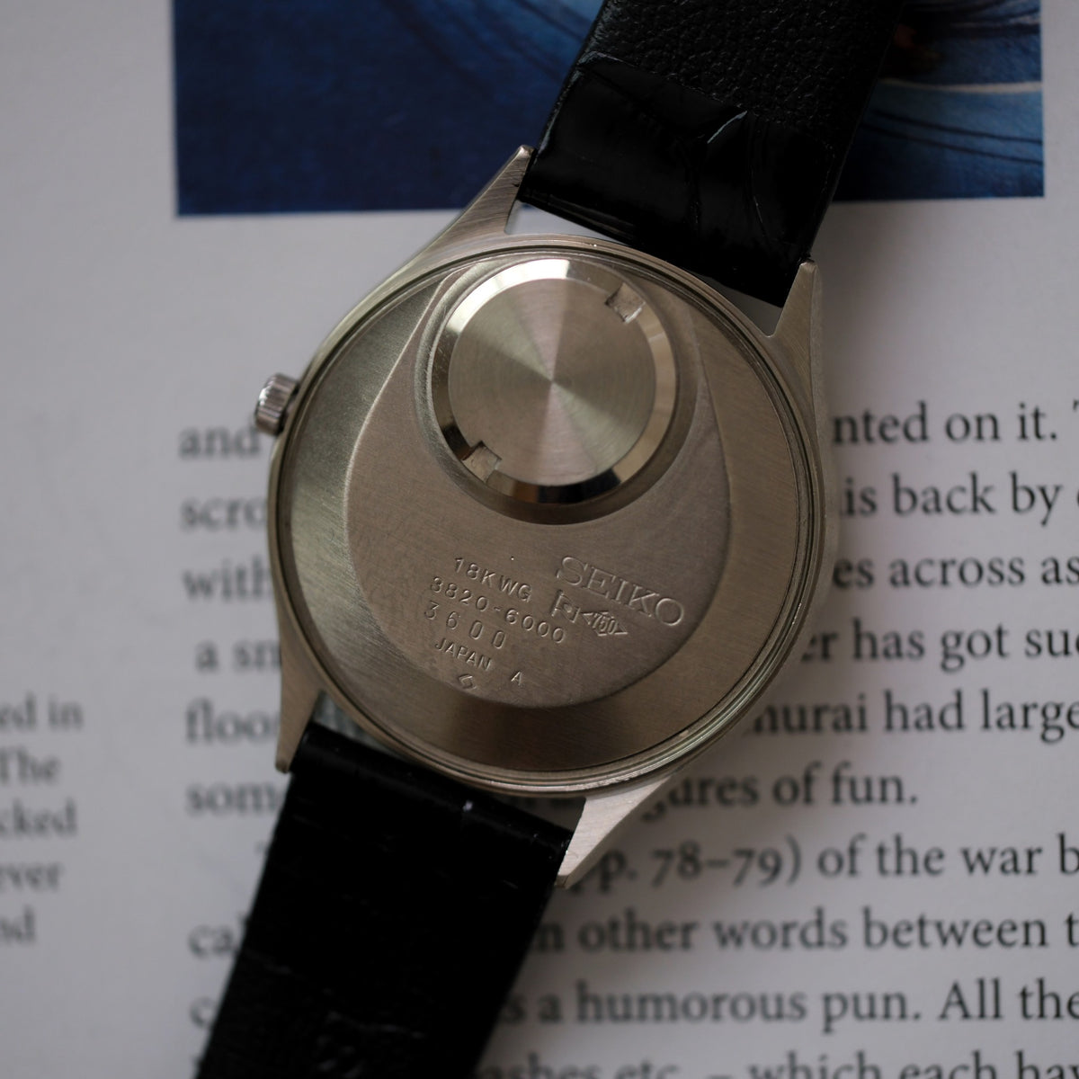 Seiko Quartz VFA 3820-6000 Sodalite