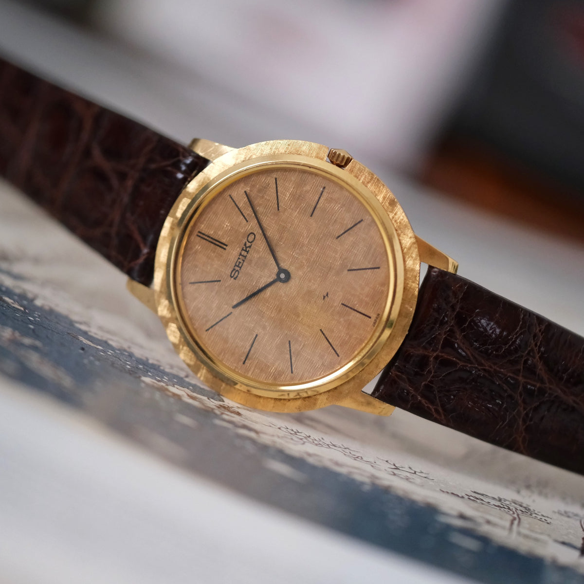Seiko U.T.D. 68-6000 18K Yellow Gold