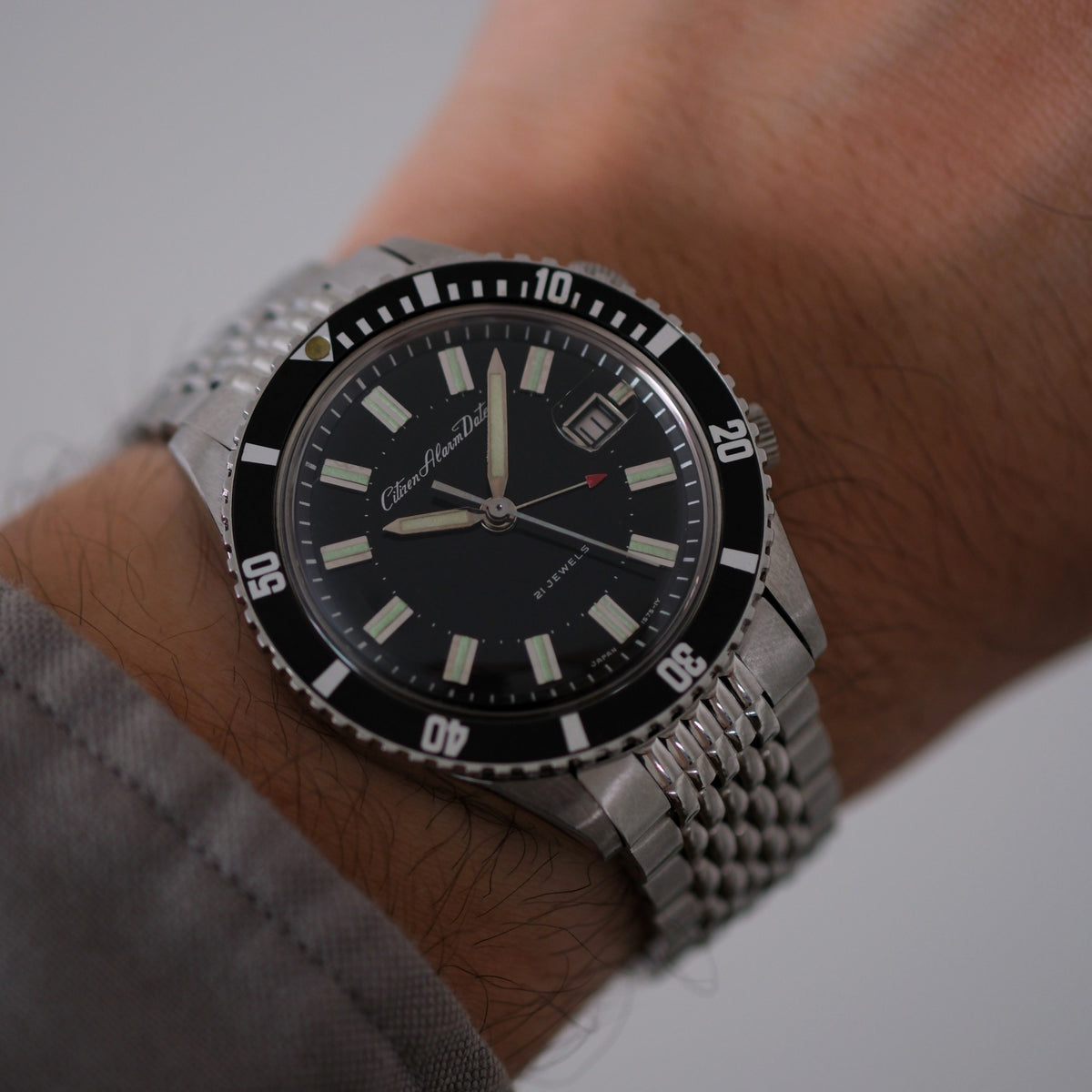 Citizen Alarm Date Diver ALDS 52902-Y