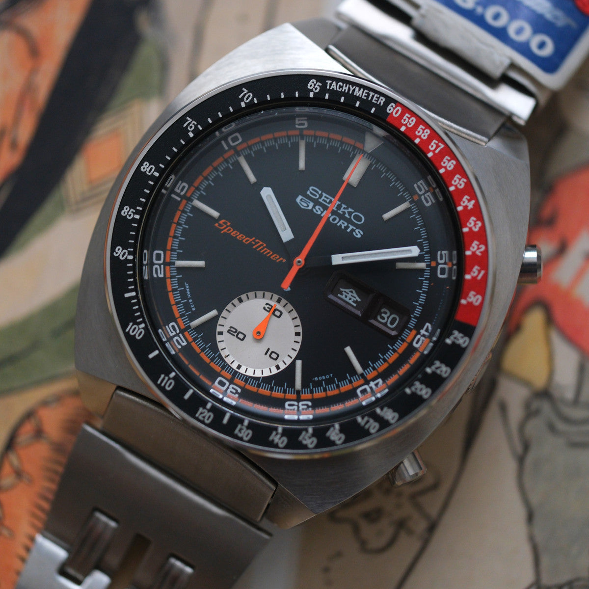 Seiko Speedtimer Coke 6139-6032
