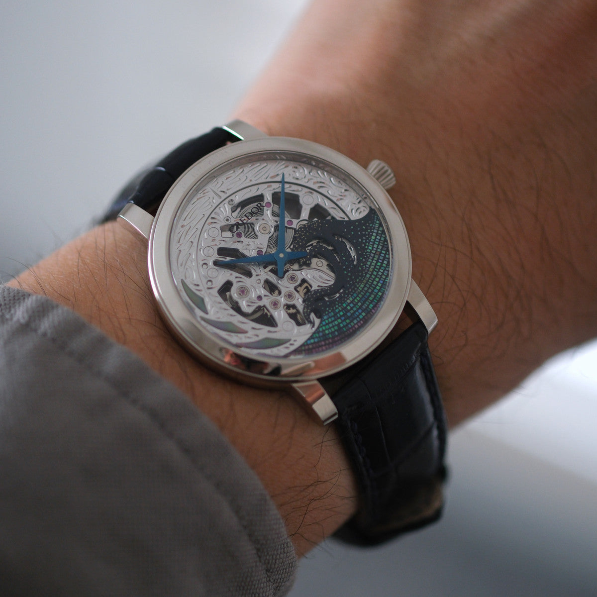 Credor Fugaku GBBD963 Engraved skeleton dial