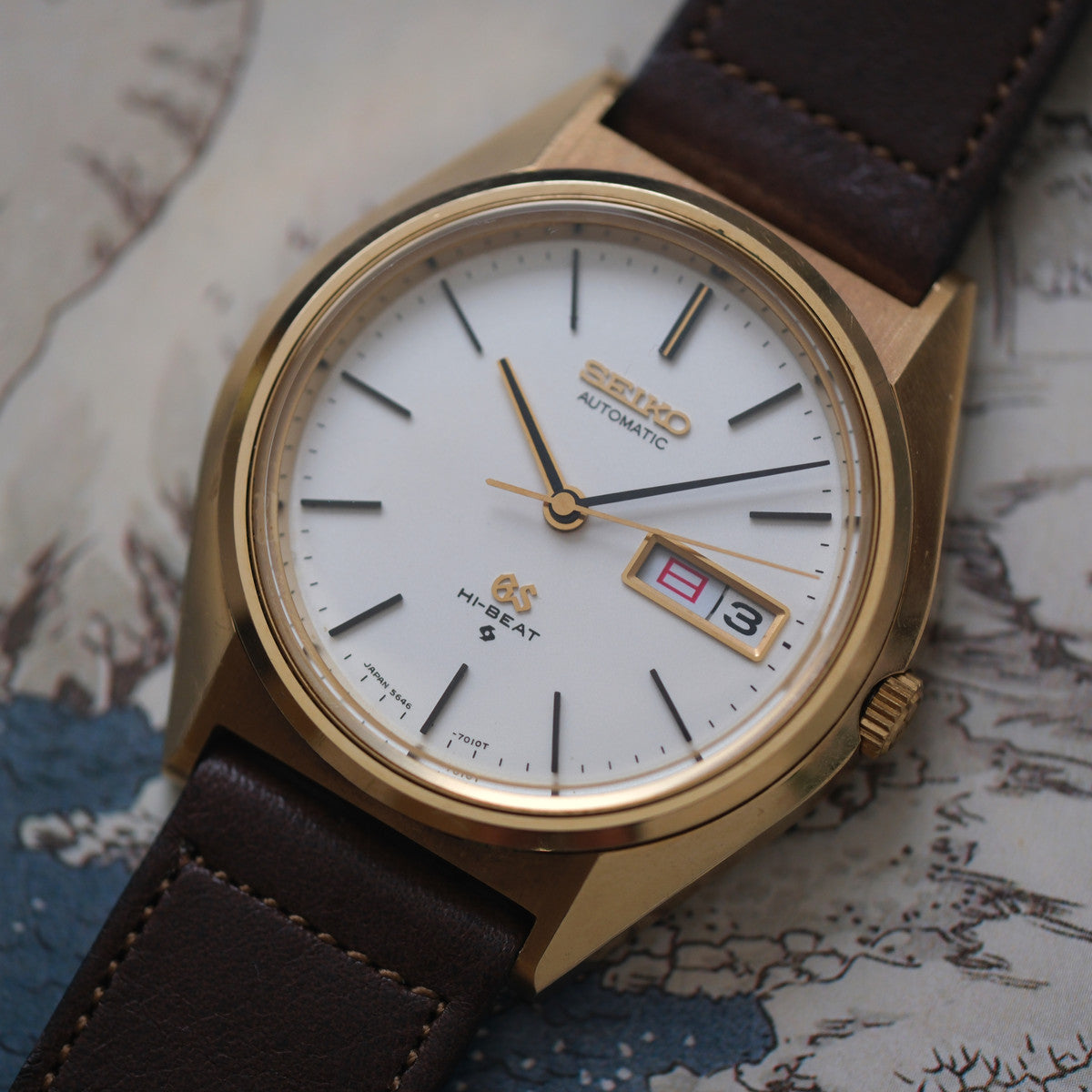 Grand Seiko 56GS 5646-7010 Cap Gold