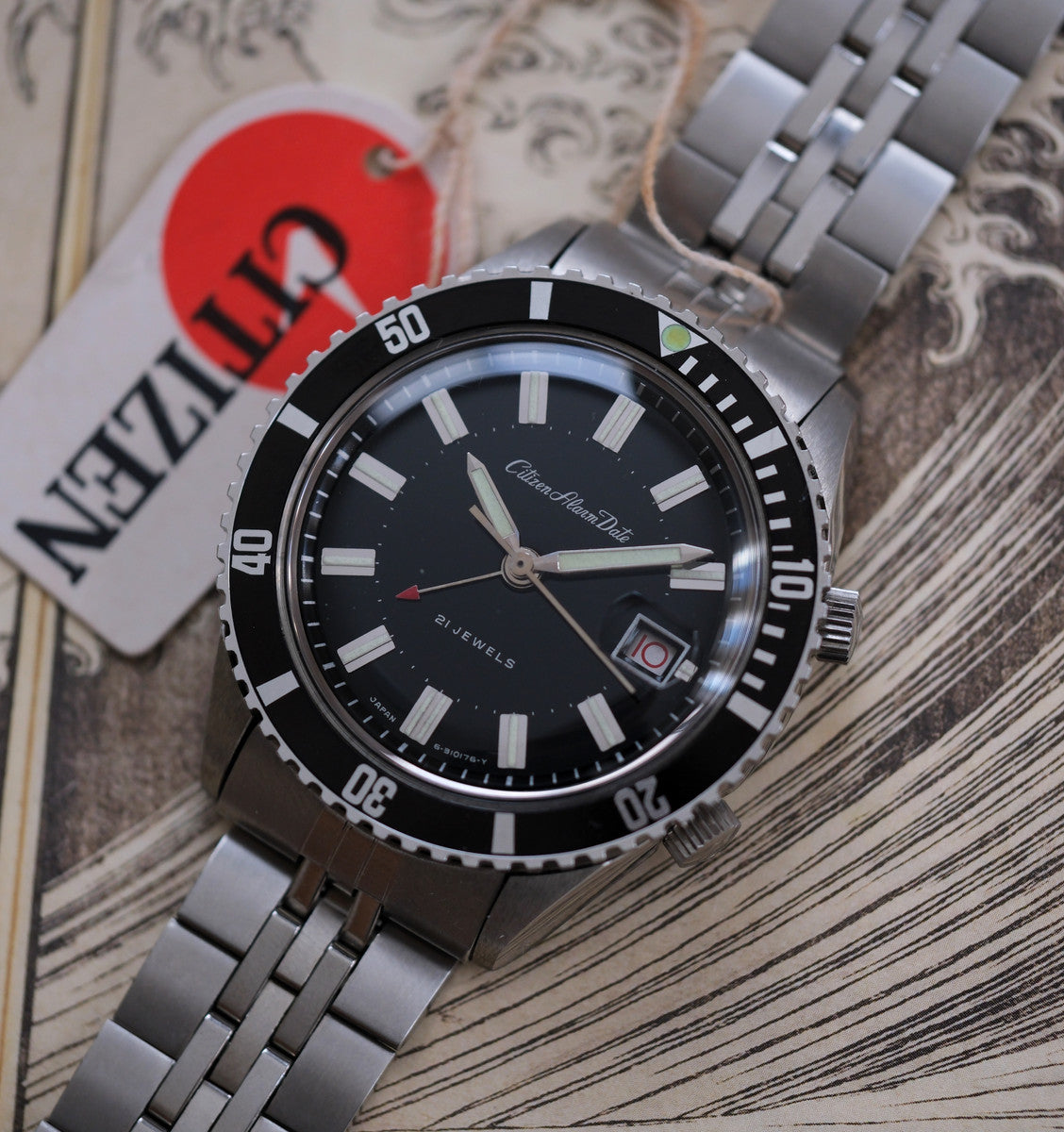 Citizen Alarm Date Diver 4-310012y
