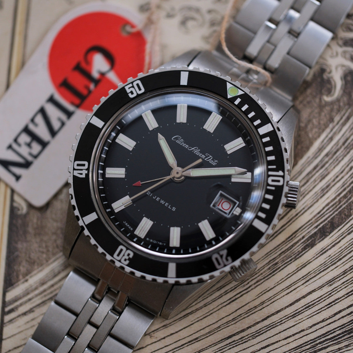 Citizen Alarm Date Diver 4-310012y