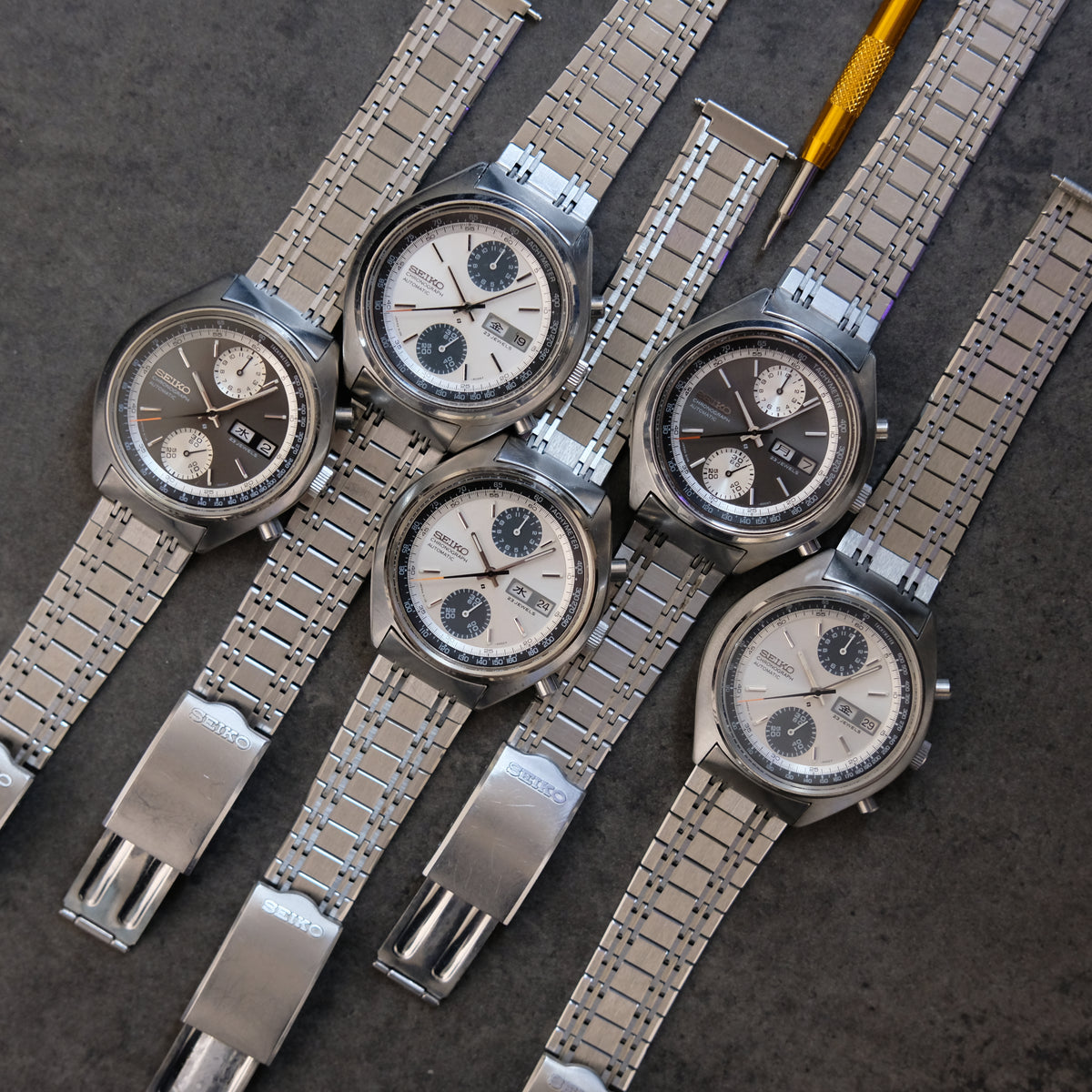 Seiko Chronograph Baby Panda 6138-8000 & 6138-8001