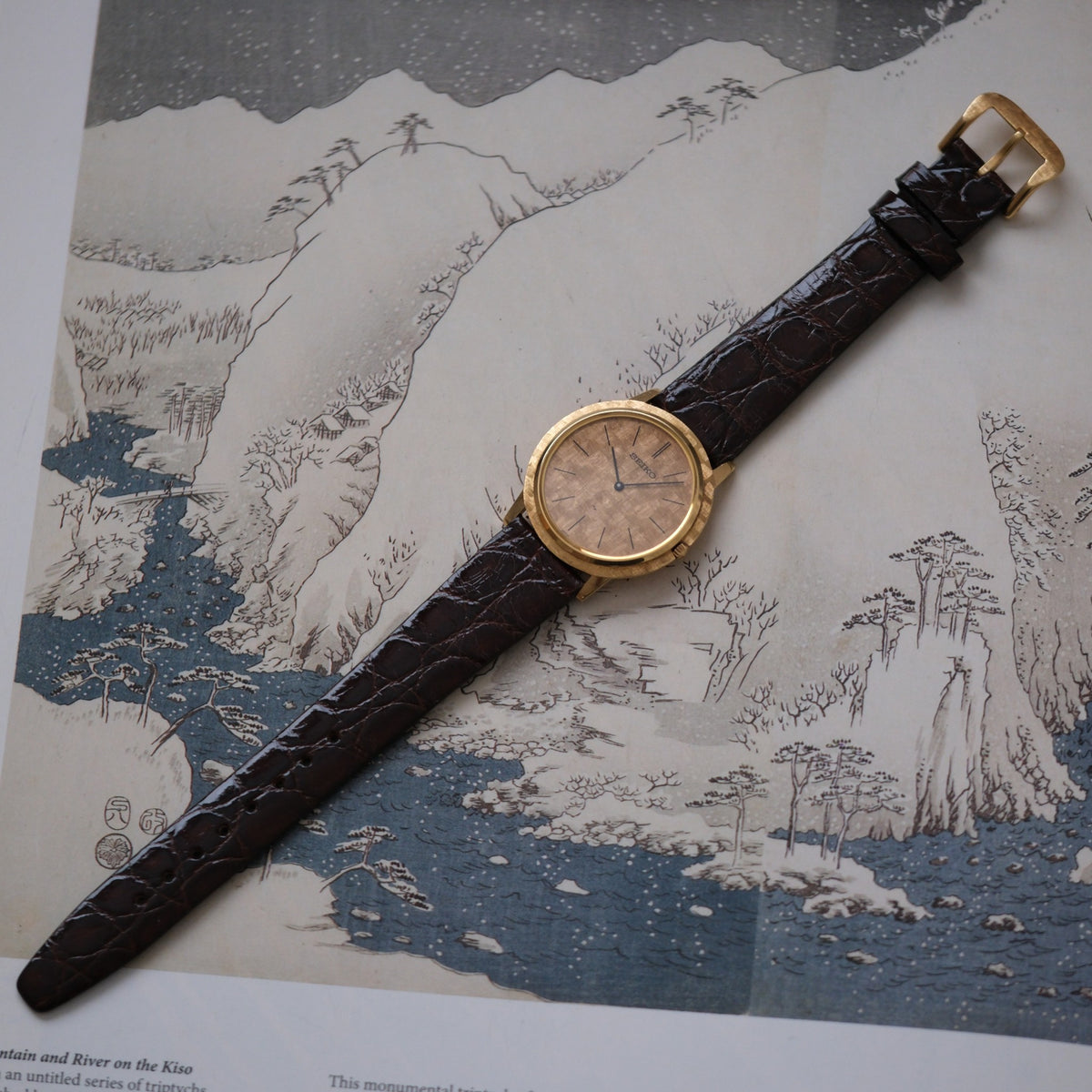 Seiko U.T.D. 68-6000 18K Yellow Gold