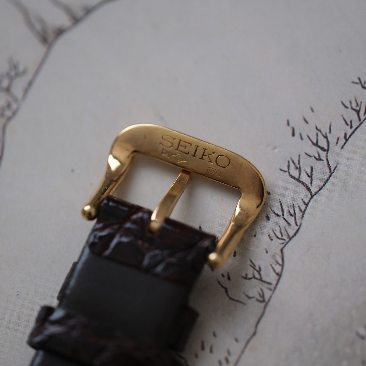 Seiko U.T.D. 68-6000 18K Yellow Gold