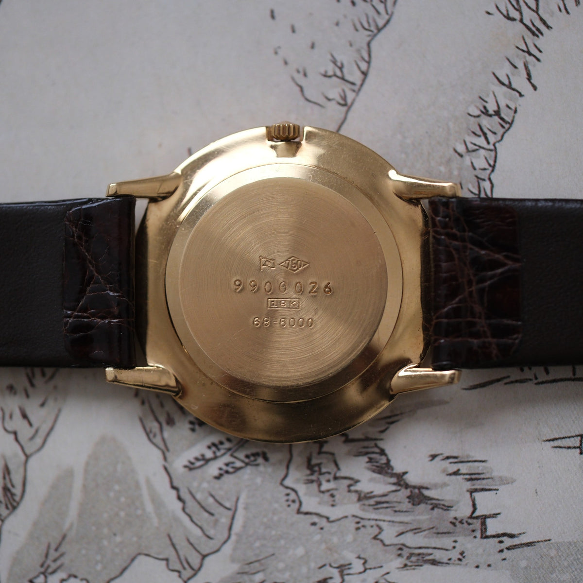 Seiko U.T.D. 68-6000 18K Yellow Gold