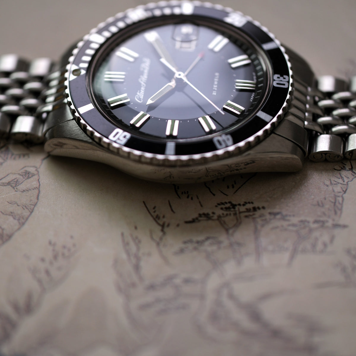 Citizen Alarm Date Diver ALDS 52902-Y