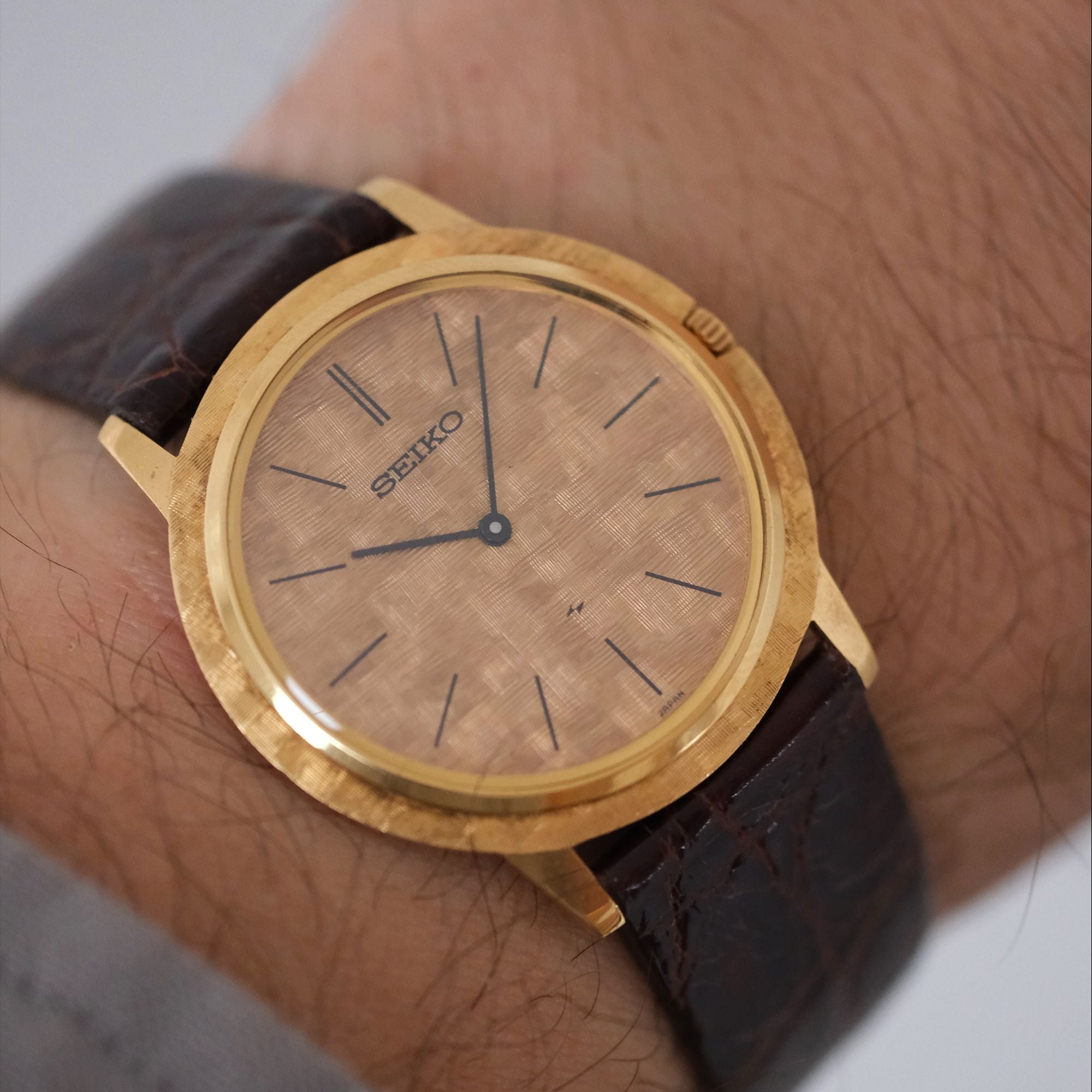 Seiko U.T.D. 68-6000 18K Yellow Gold