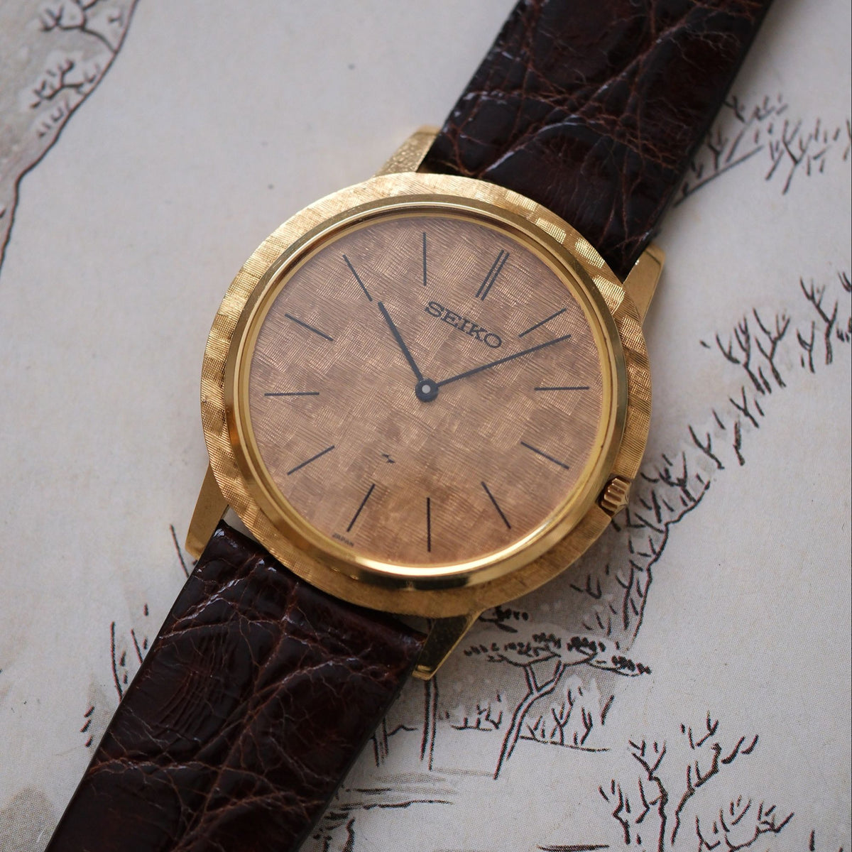 Seiko U.T.D. 68-6000 18K Yellow Gold