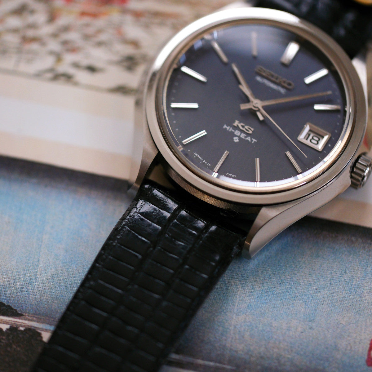 King Seiko 56KS 5625-7120 Gray-blue dial