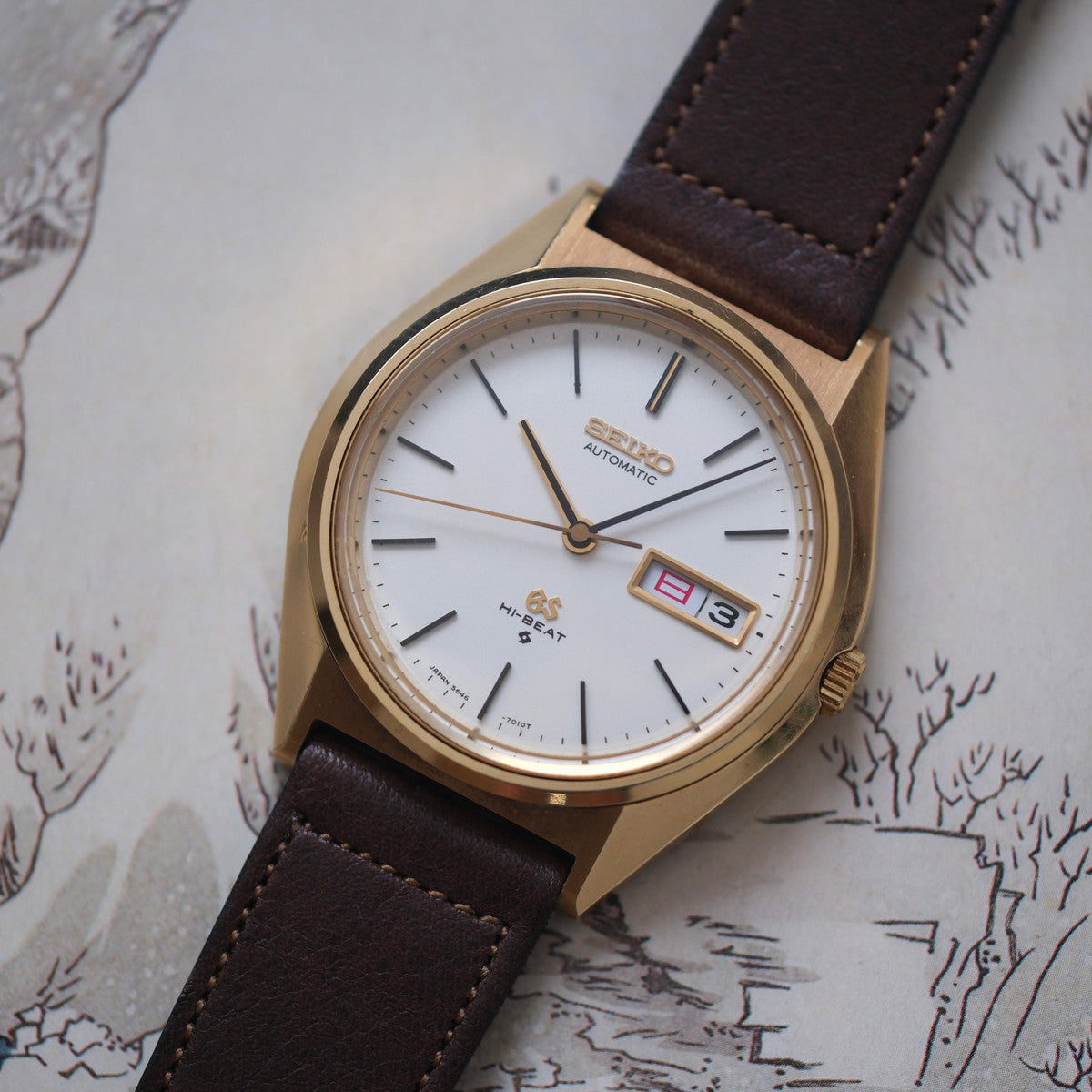 Grand Seiko 56GS 5646-7010 Cap Gold