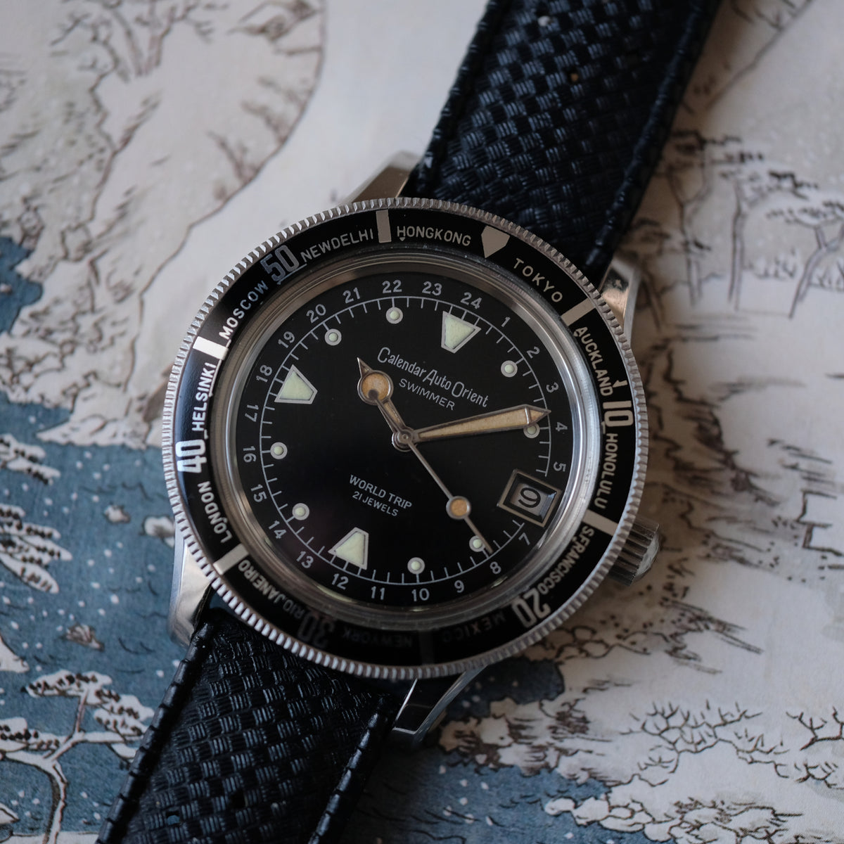 Calendar Auto Orient World Trip O-19762A