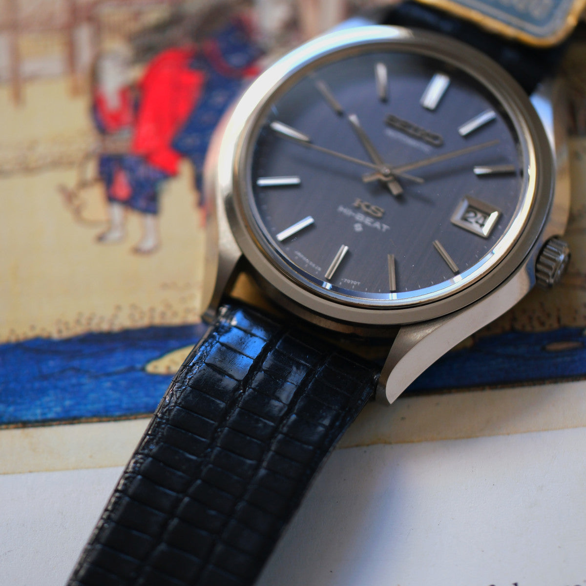 King Seiko 56KS 5625-7120 Gray-blue dial