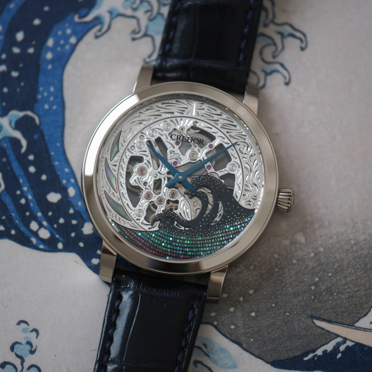 Credor Fugaku GBBD963 Engraved skeleton dial