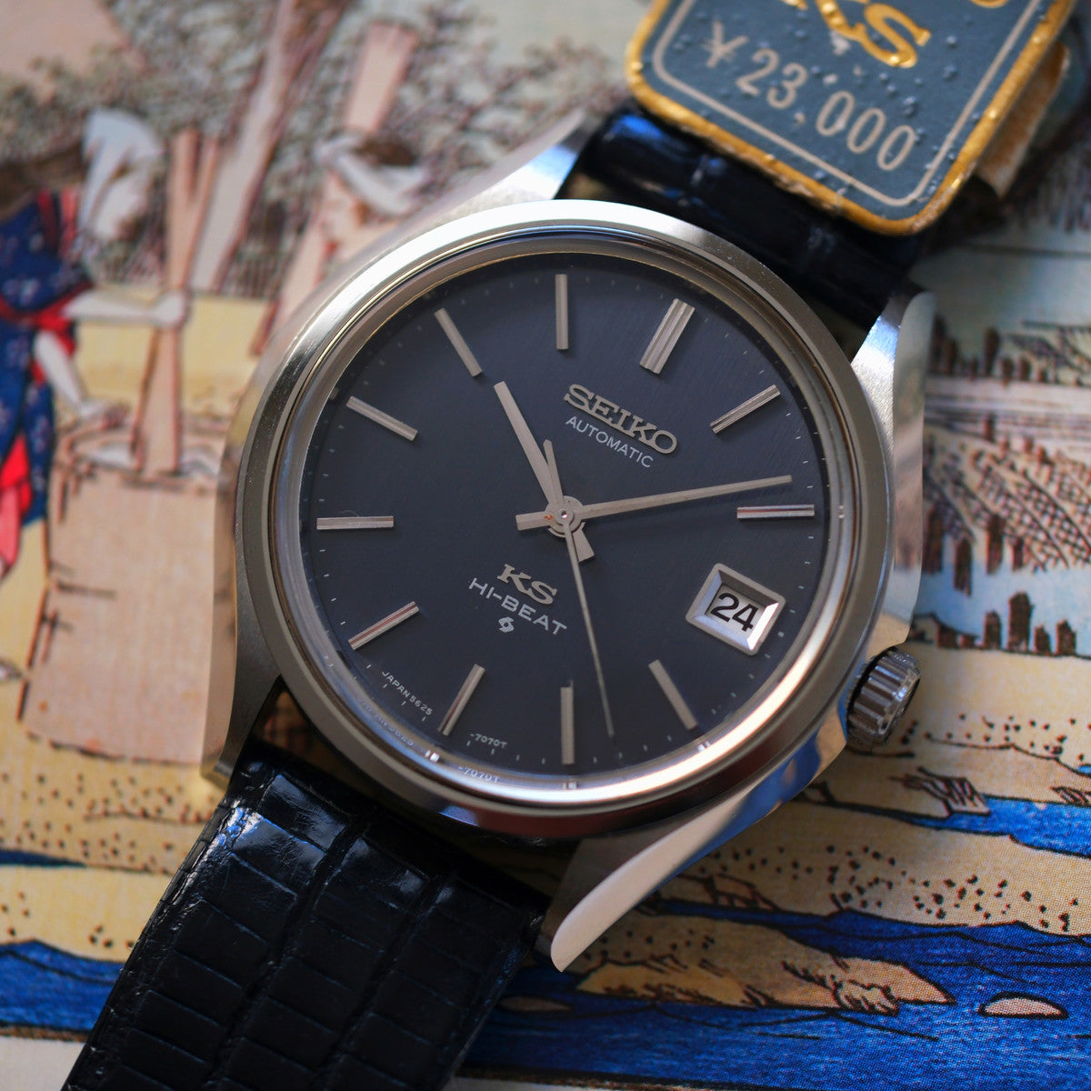 King Seiko 56KS 5625-7120 Gray-blue dial