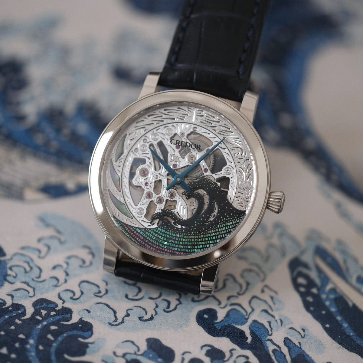 Credor Fugaku GBBD963 Engraved skeleton dial