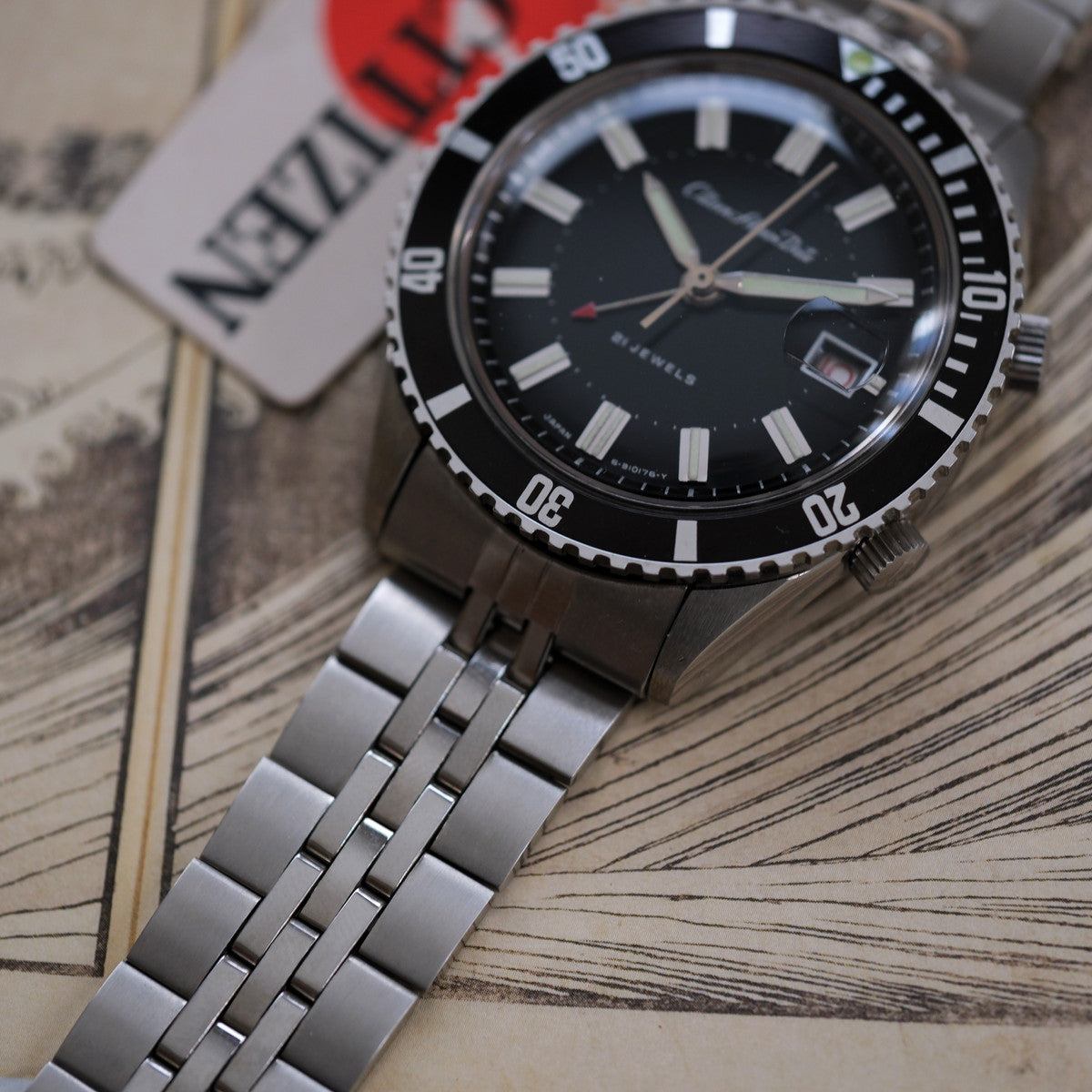 Citizen Alarm Date Diver 4-310012y